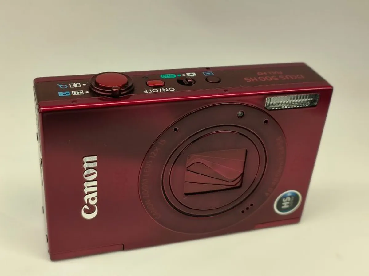 Canon IXUS PC1736 (IXUS 500 HS Full HD) Red Compact Digital Camera 12x Optical Zoom - Image 4