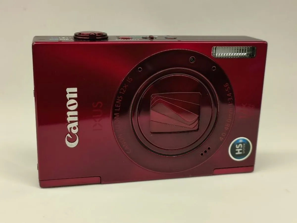 Canon IXUS PC1736 (IXUS 500 HS Full HD) Red Compact Digital Camera 12x Optical Zoom - Image 3