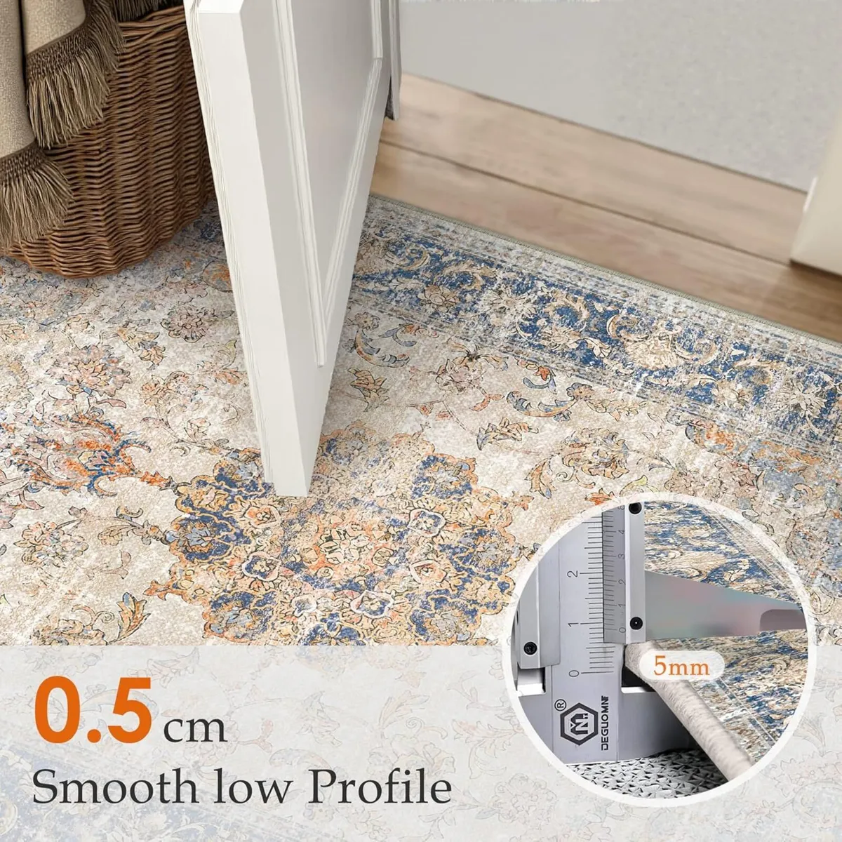 Extra Living Room Area Rug 200x300 cm Machine - Image 3