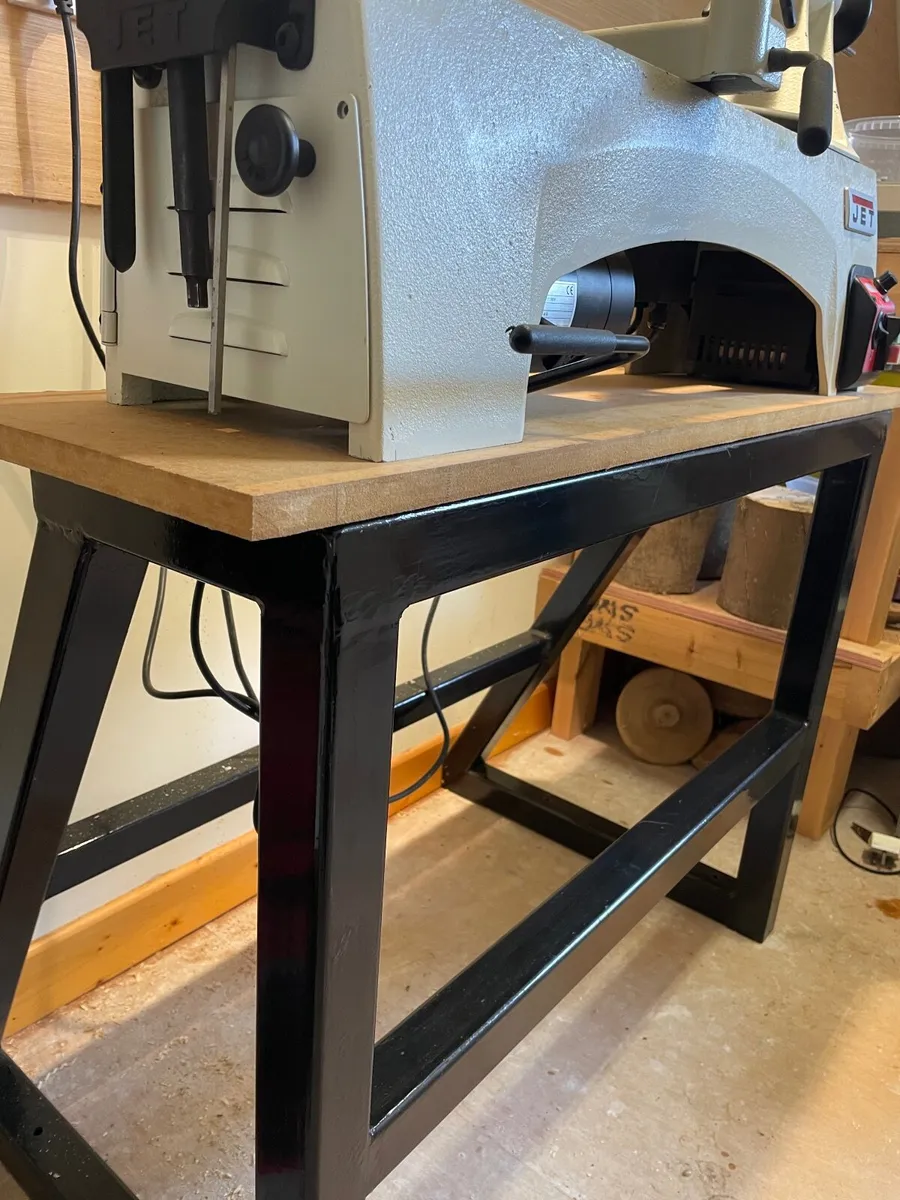 Wood lathe and stand - Image 3