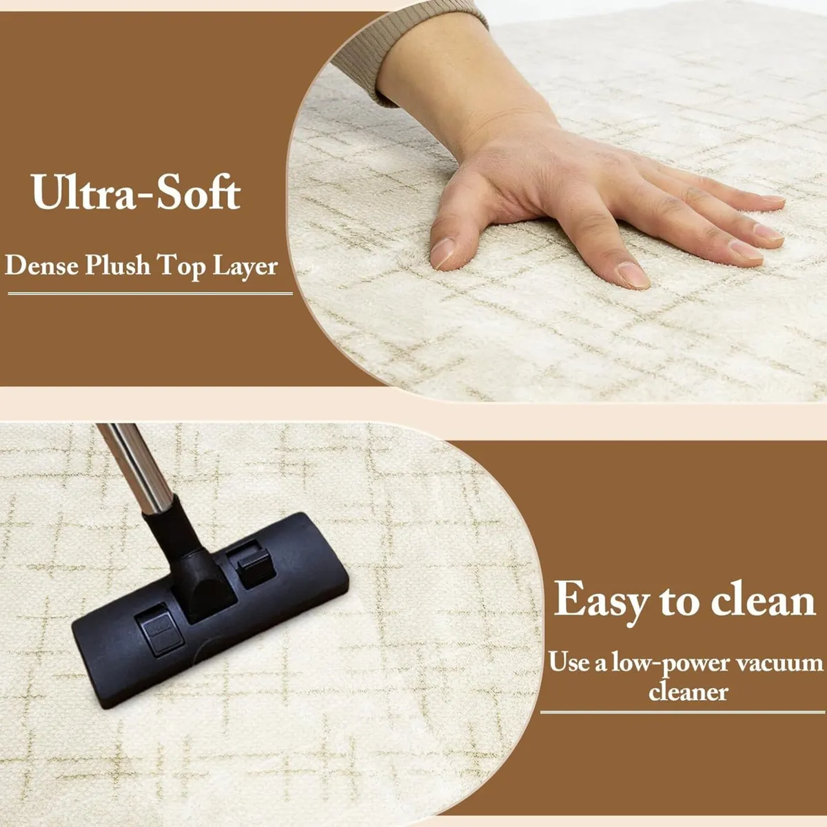 Extra Large Area Rug for Living Room Cream - Image 4