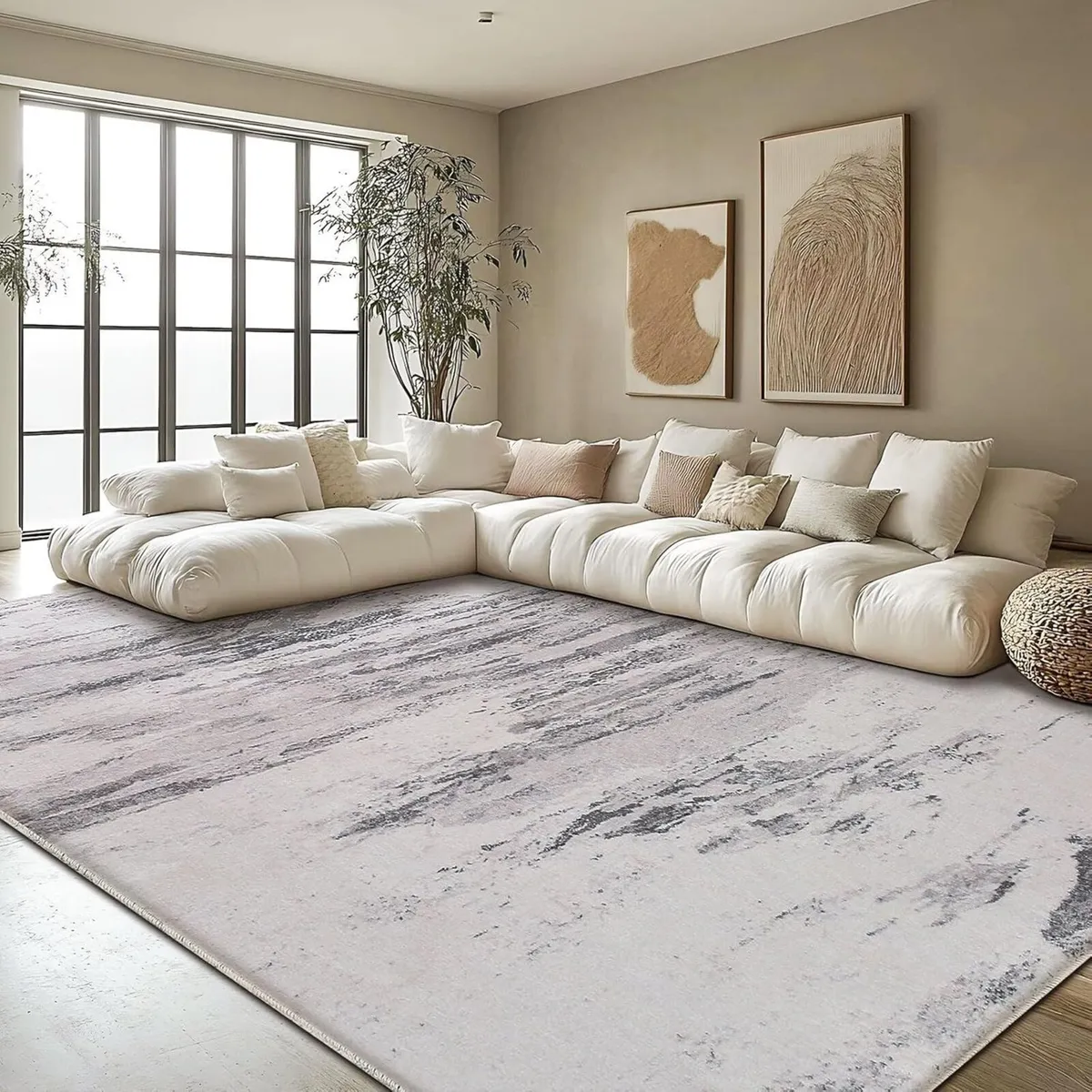Large Rugs Living Room Carpet 200x250 Soft Memory - Image 2