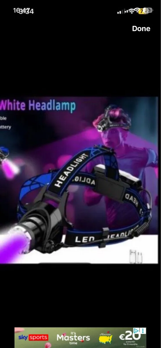 Tools . Work lamp. Head light . Torch - Image 1