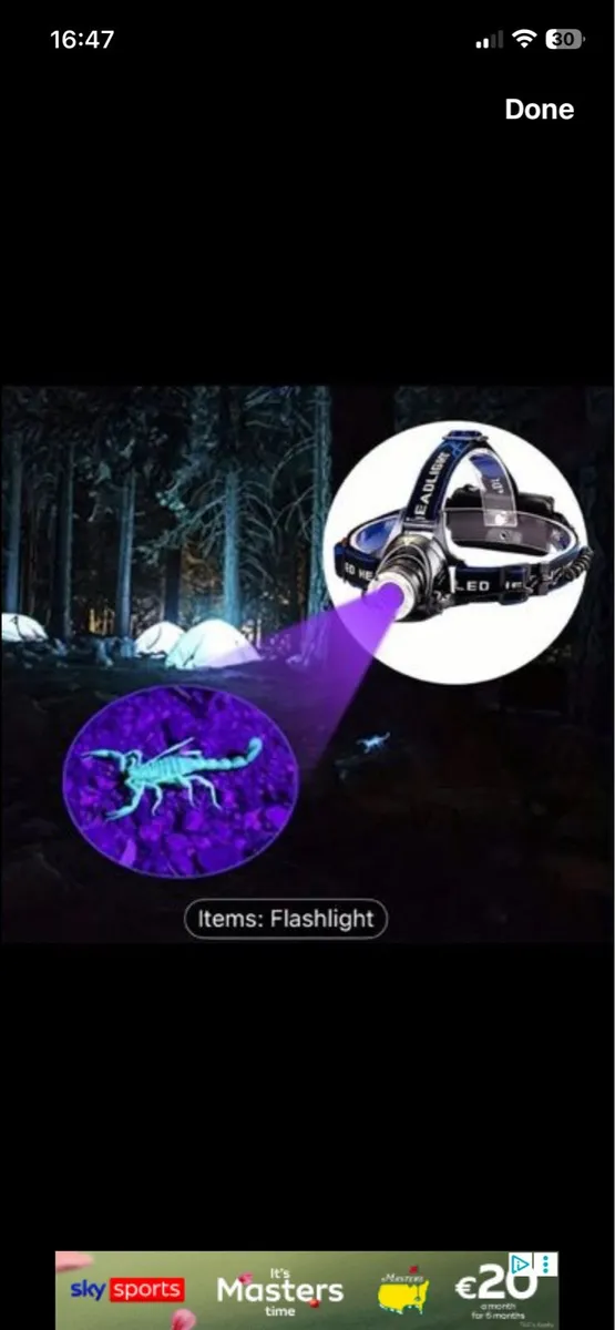 Tools . Work lamp. Head light . Torch - Image 2