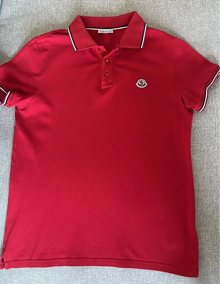 Authentic Moncler Polo size S- like new - Image 1