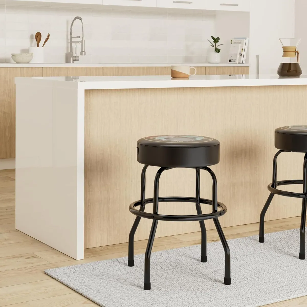 Guitars and Amps Barstool with Pick Pouch 24 Inch - Image 2