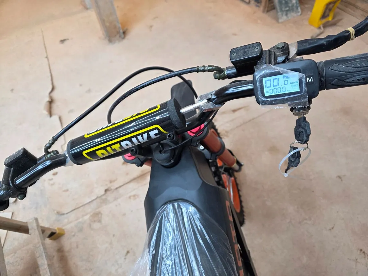 NEW, Electric -EMoto Dirt Bike 48v 20ah 2000w - Image 3