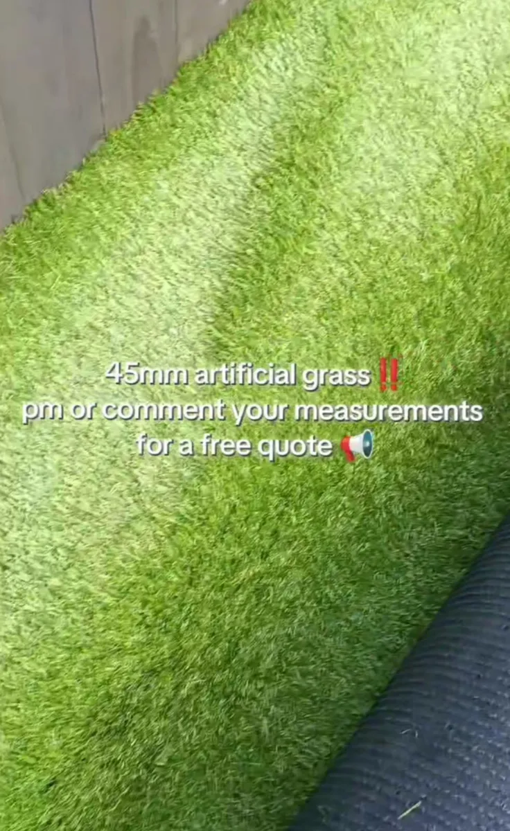 ARTIFICIAL GRASS Back in stock *5M WIDE ROLLS* ‼️