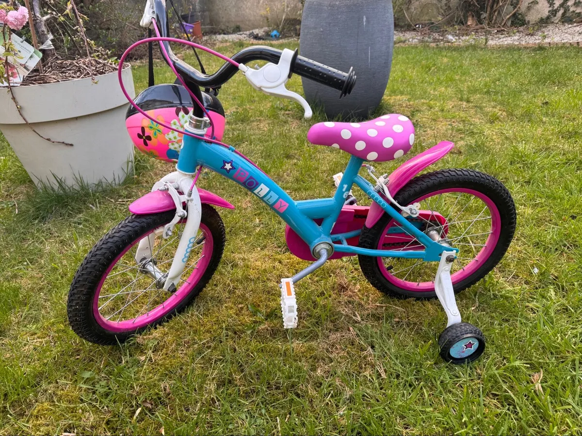 Girls 16” Bike with Stabilisers - Image 4