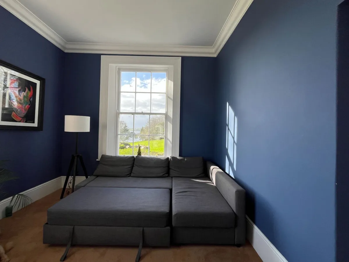 IKEA FRIHETEN sofa-bed with storage, dark grey – € - Image 1