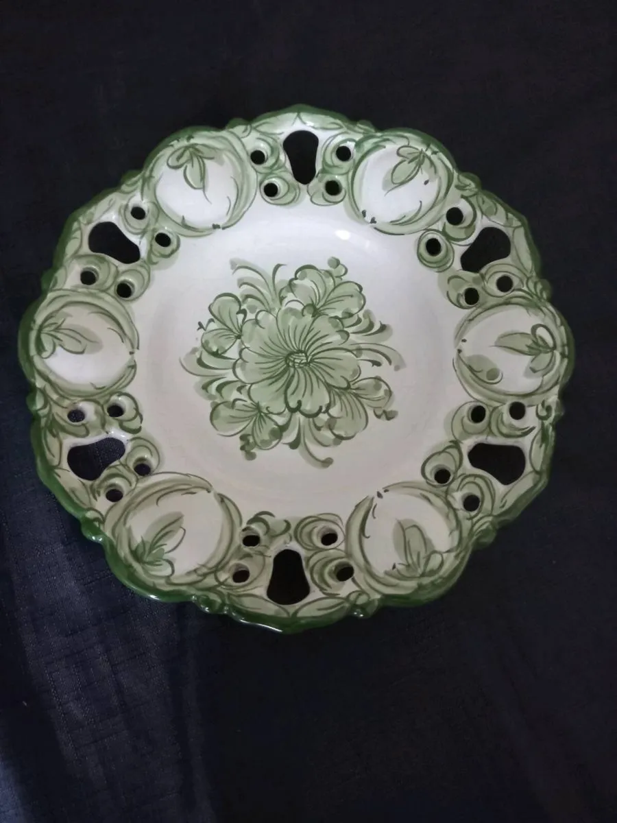 Vestal Hand Painted Plate - Image 1
