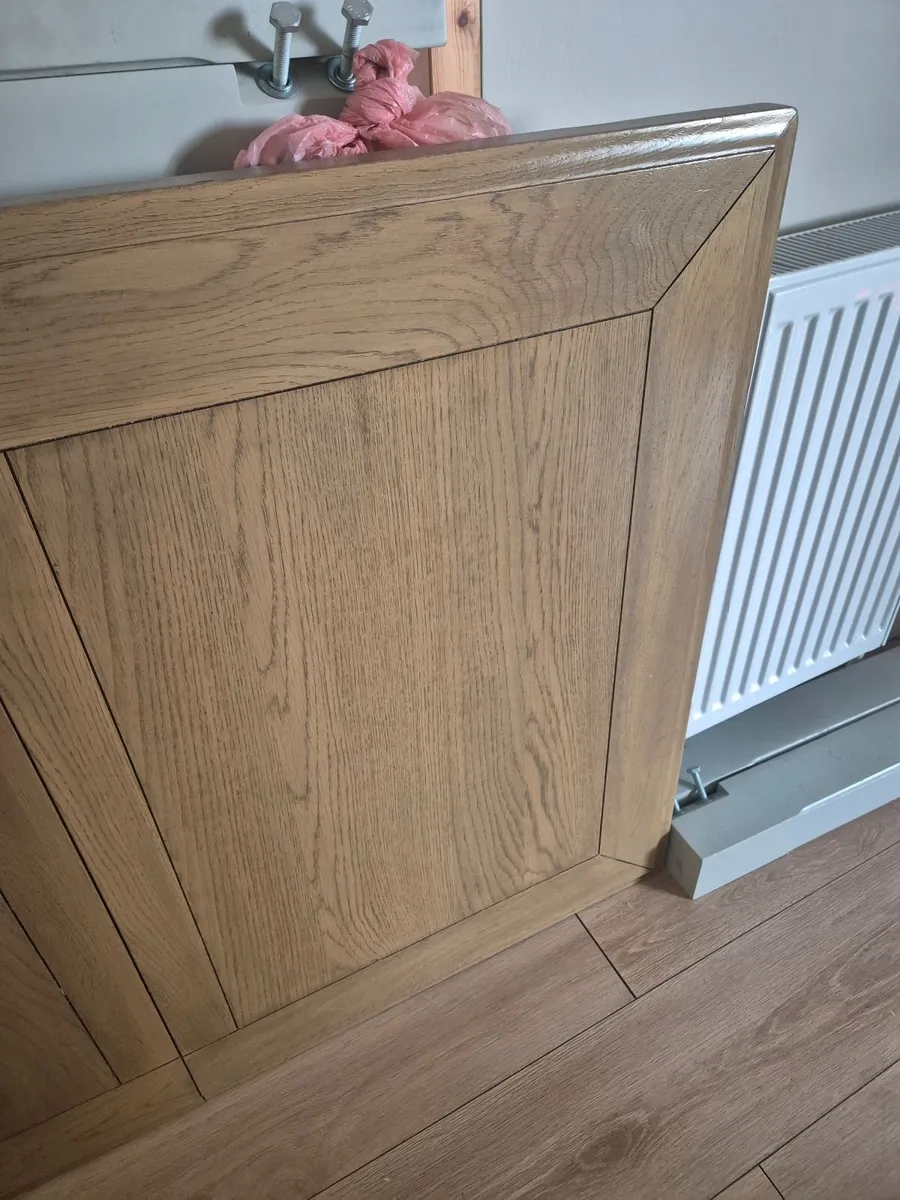 Dining table 125cm-165cm Grey Extendable - Image 2