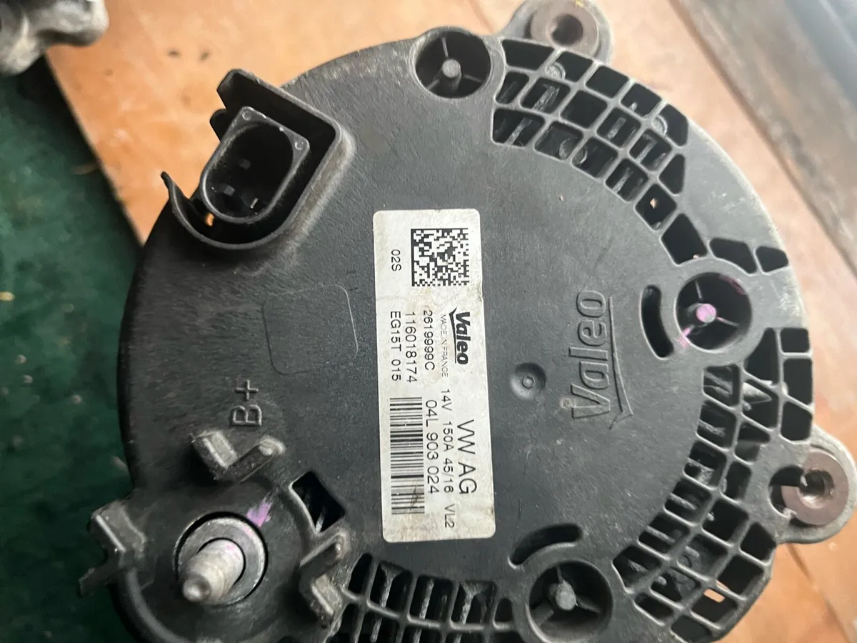 Audi A4 2012 Alternator x2 one pin and two pin - Image 1
