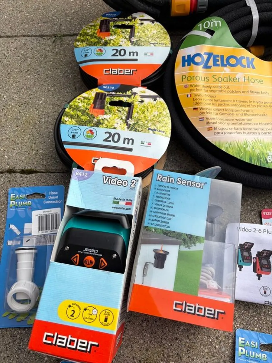 Garden Irrigation Hose Plumb Set with two Timers - Image 4