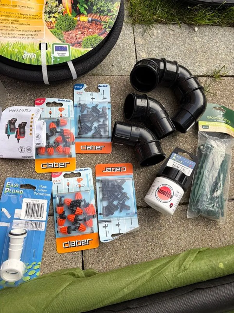 Garden Irrigation Hose Plumb Set with two Timers - Image 3