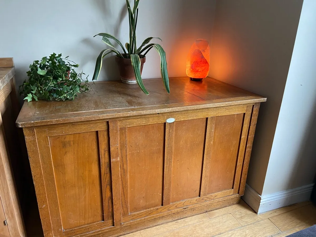 Vintage oak Desk - Image 2