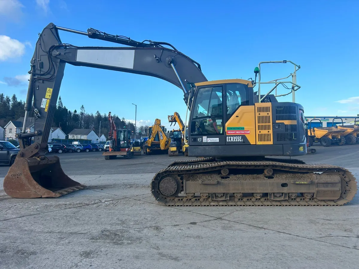 2019 Volvo ECR355 38 Ton Zero Swing - MULLANS - Image 1
