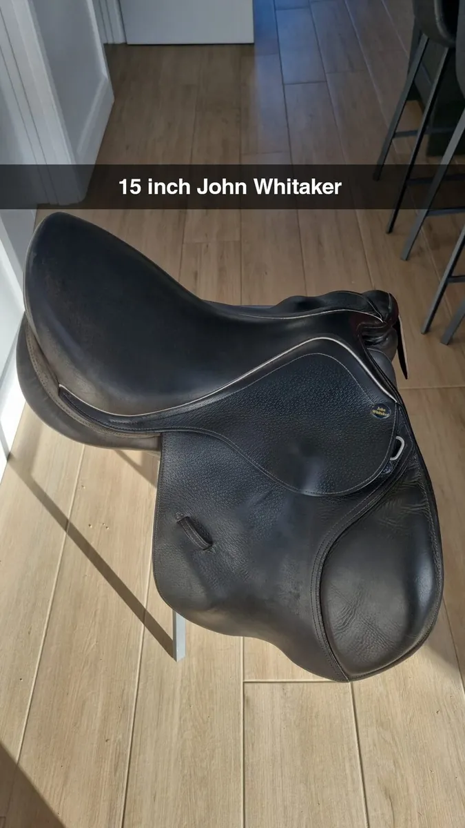 2 15 inch jumping saddles - Image 2