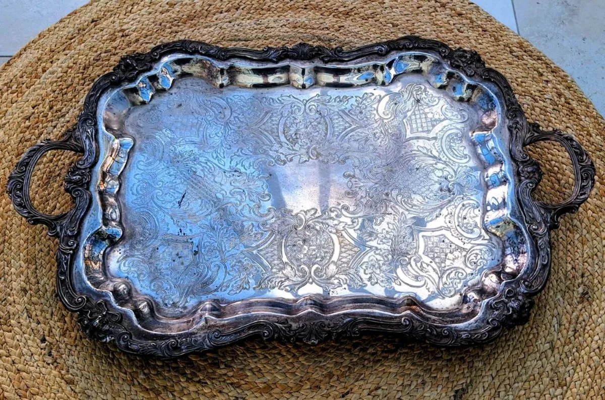 Silver Plated Tray - Image 1