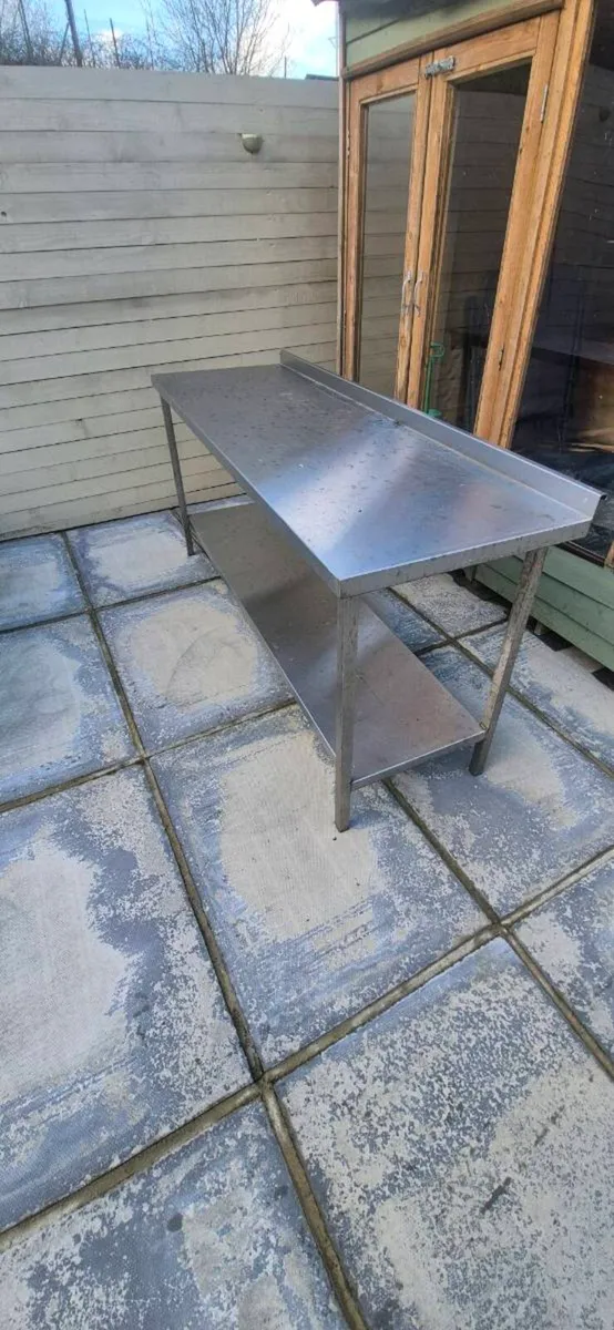 Stainless steel table - Image 3