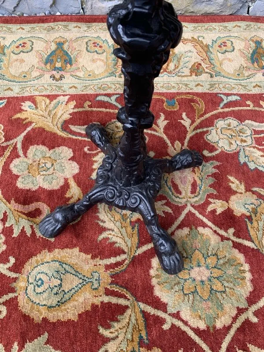 Cast Iron Base Bistro table. - Image 3