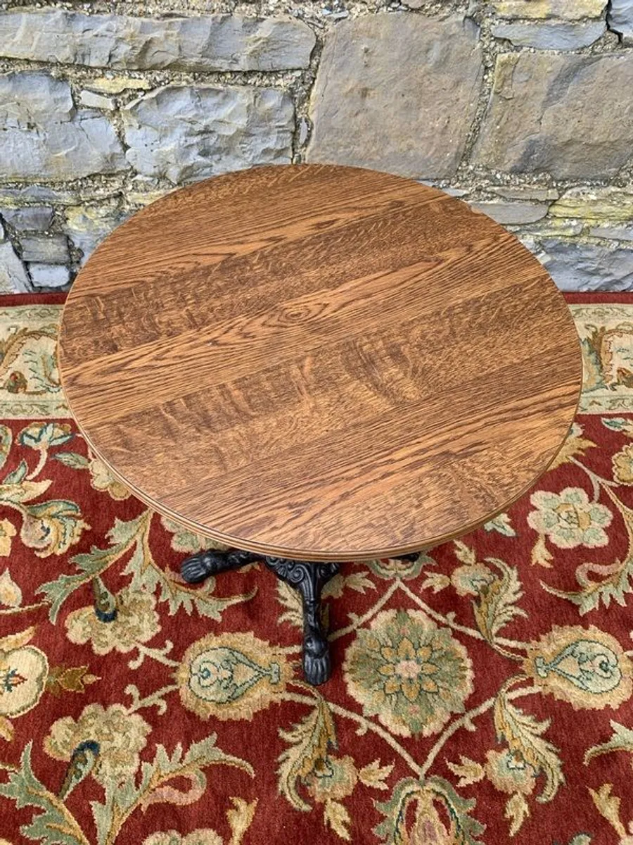 Cast Iron Base Bistro table. - Image 4