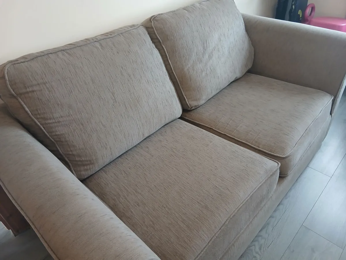 Large 2 seater sofa bed good condition rarely used - Image 2