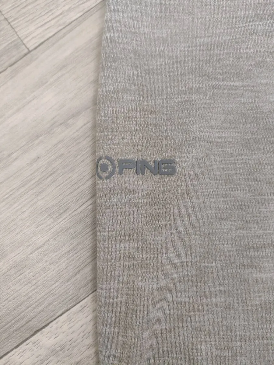 Ping Button Down Long Sleeve Golf Polo Shirt Large - Image 3