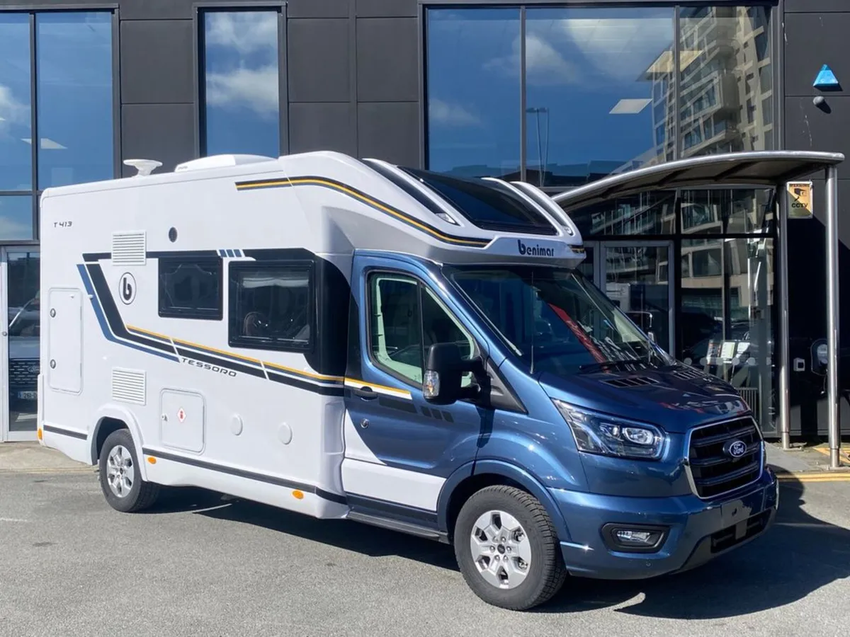 Ford Transit Benimar Tessoro T413 4 Berth Motorhom - Image 1