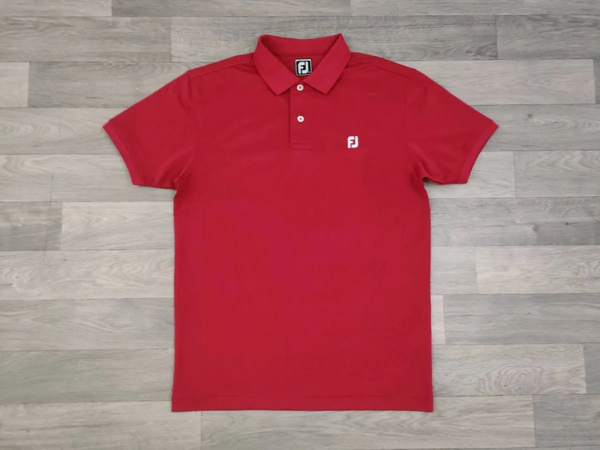 FootJoy FJ Golf Polo Shirt Mens Medium - Image 1