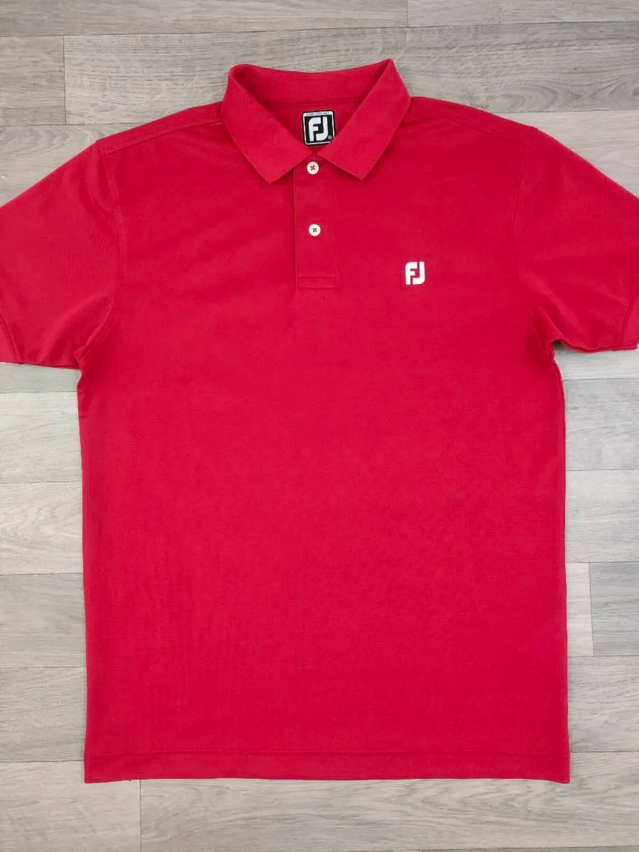 FootJoy FJ Golf Polo Shirt Mens Medium - Image 2