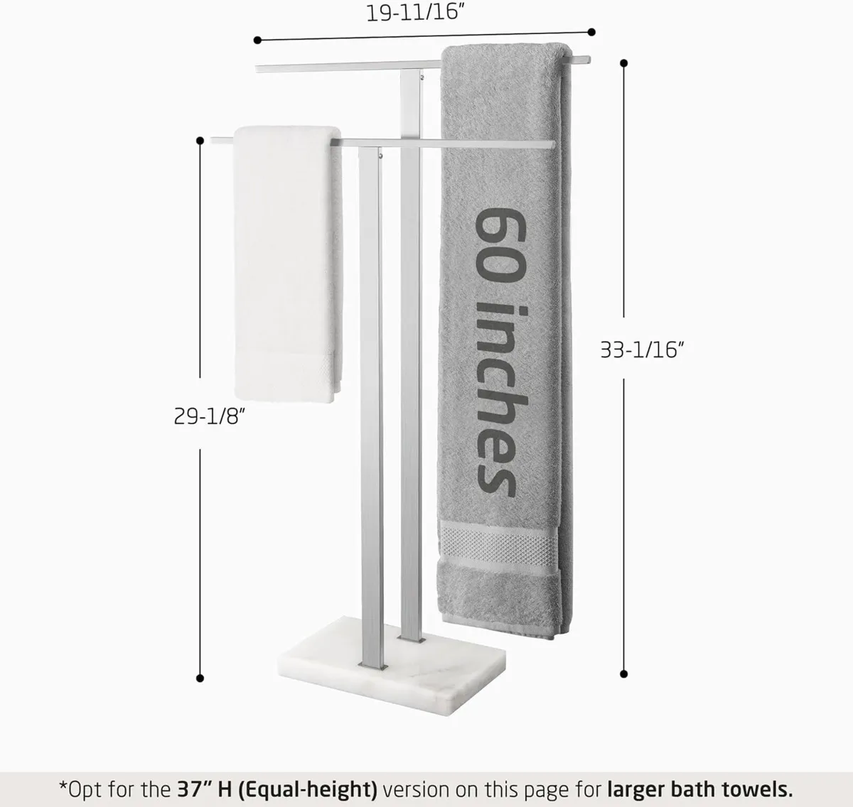 Free Standing Towel Rail for Bathroom Stand - Image 2