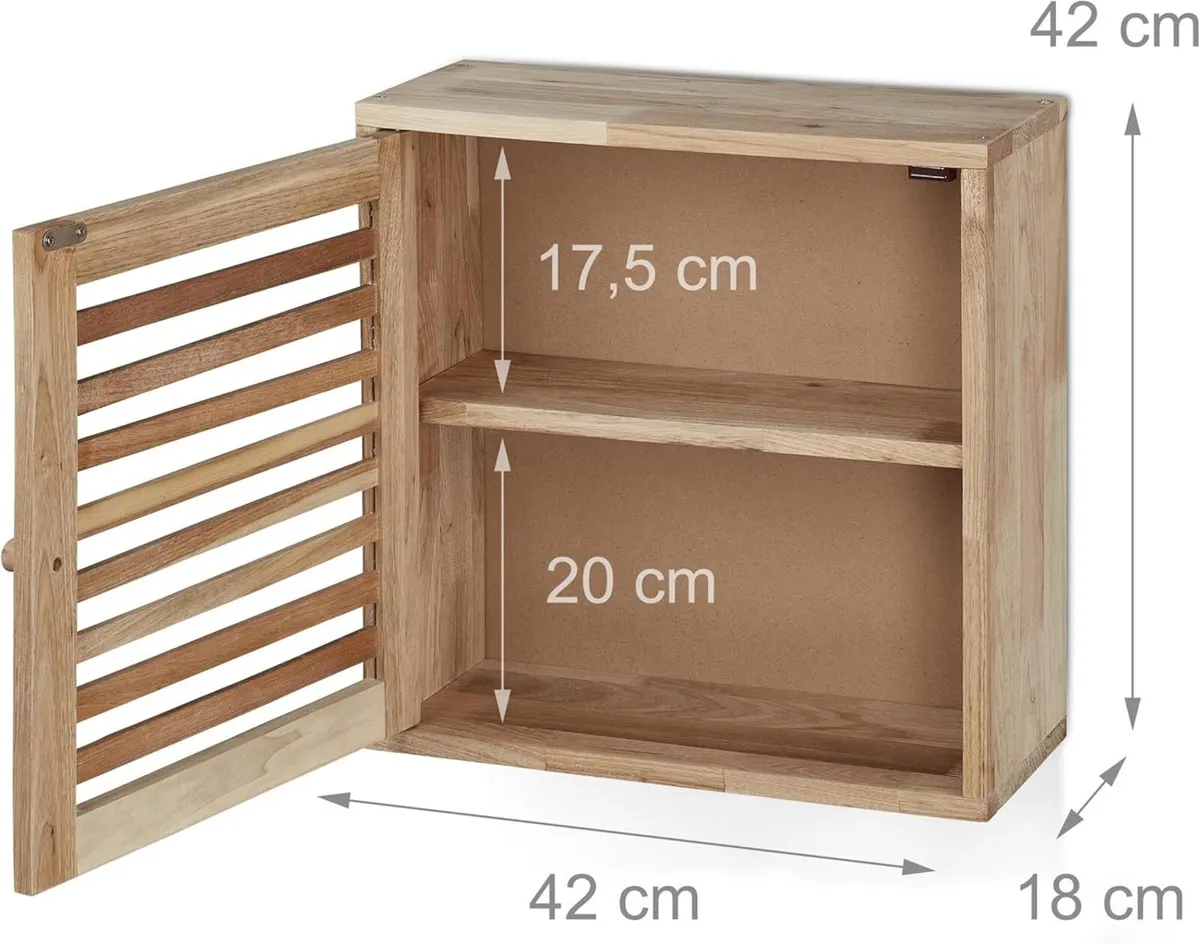 Wall Cabinet 2 Levels Door with Magnetic Lock - Image 3