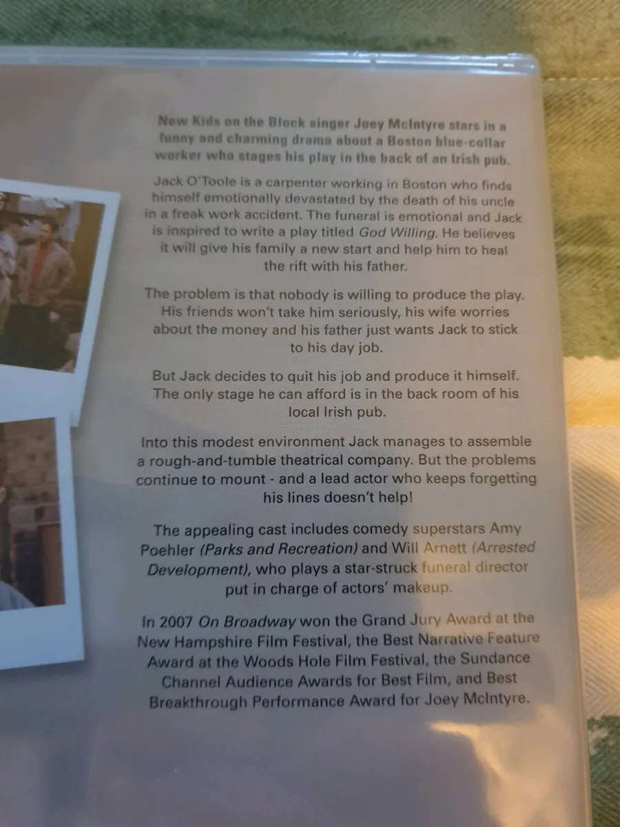 On Broadway DVD 2007 Joey McIntyre Eliza Dushku - Image 4