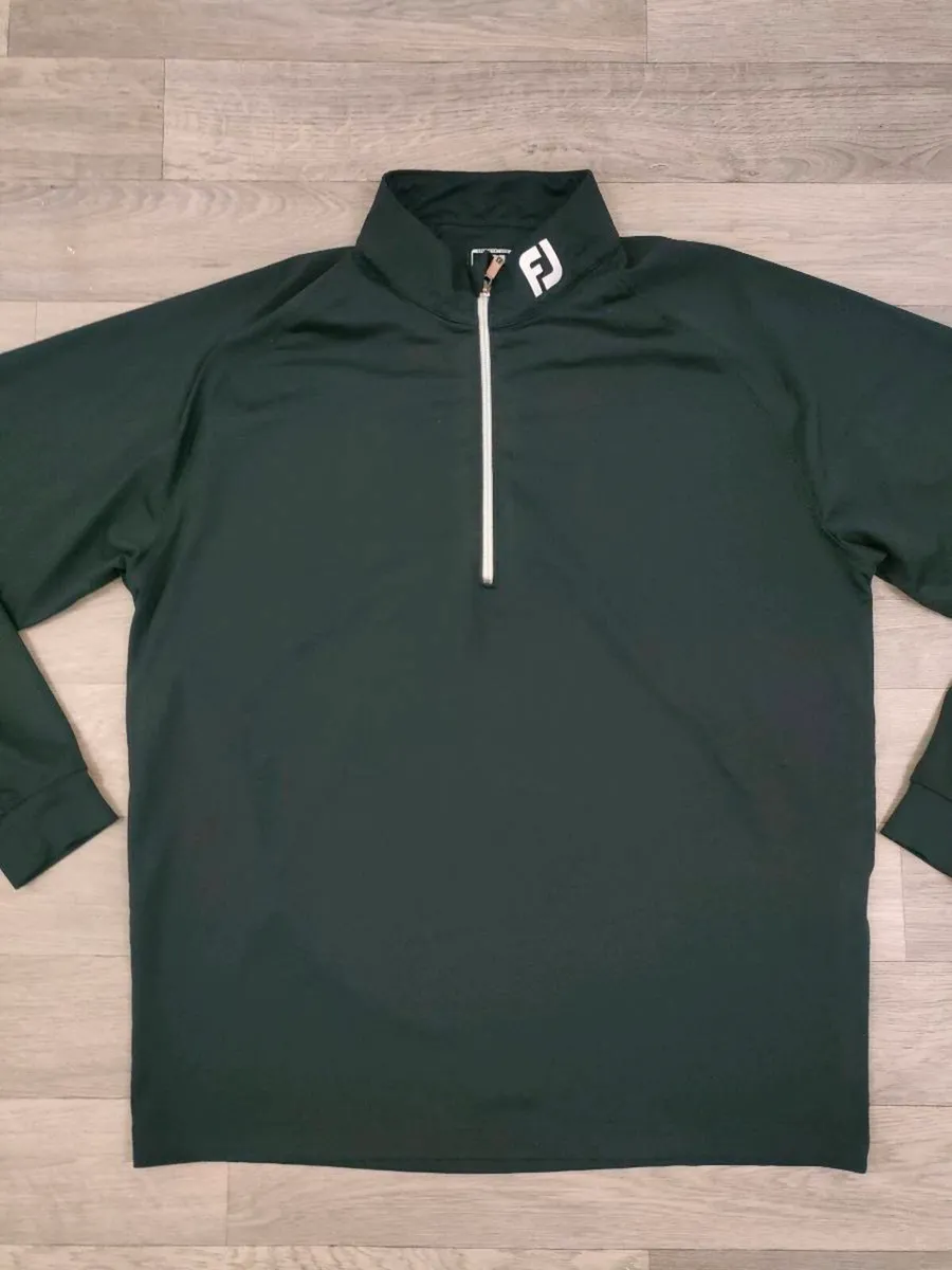 FootJoy FJ Half Zip Golf Jumper Mems Large - Image 2