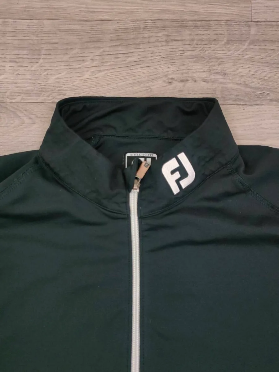 FootJoy FJ Half Zip Golf Jumper Mems Large - Image 3