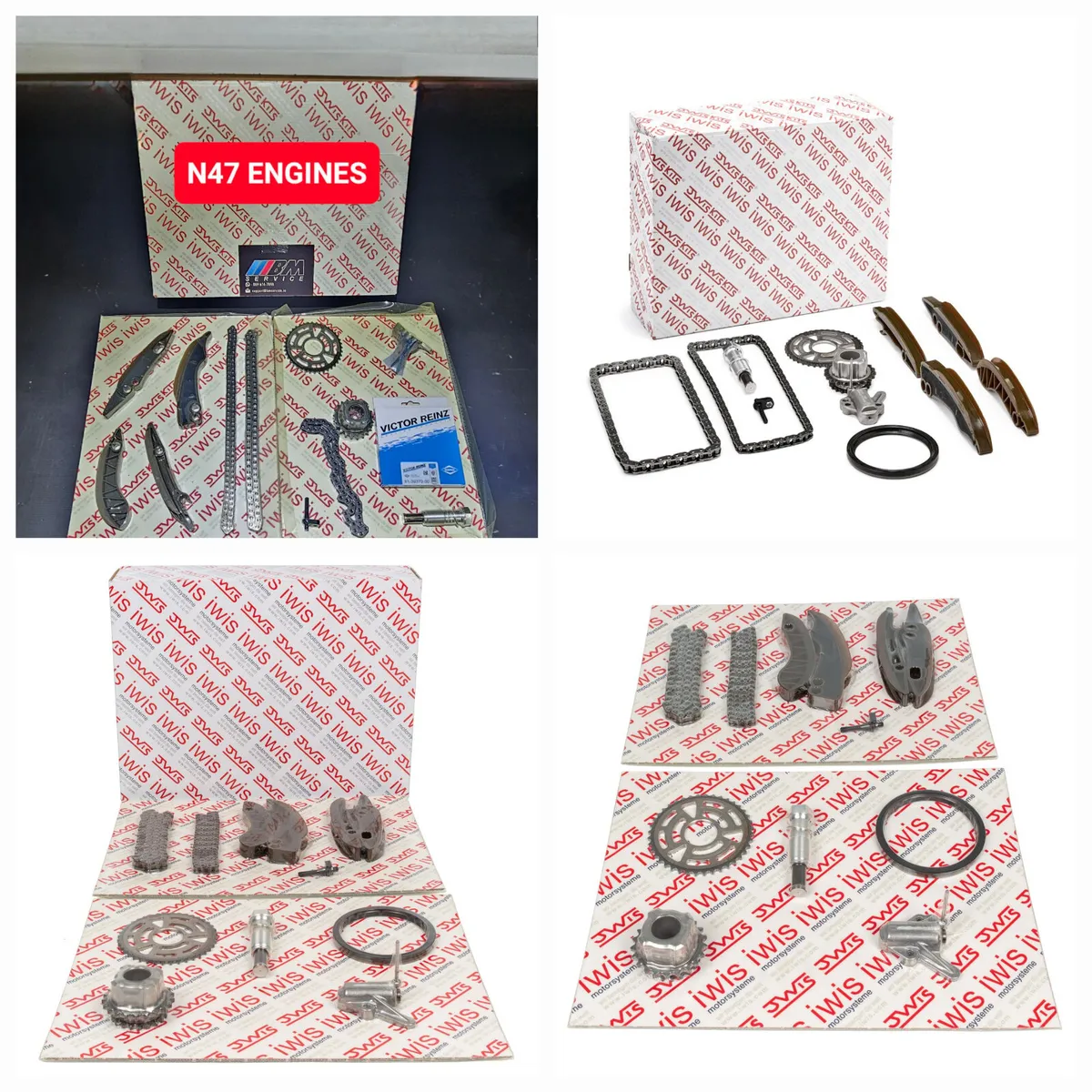BMW N47 OE IWIS TIMING CHAIN KIT NEW - Image 1