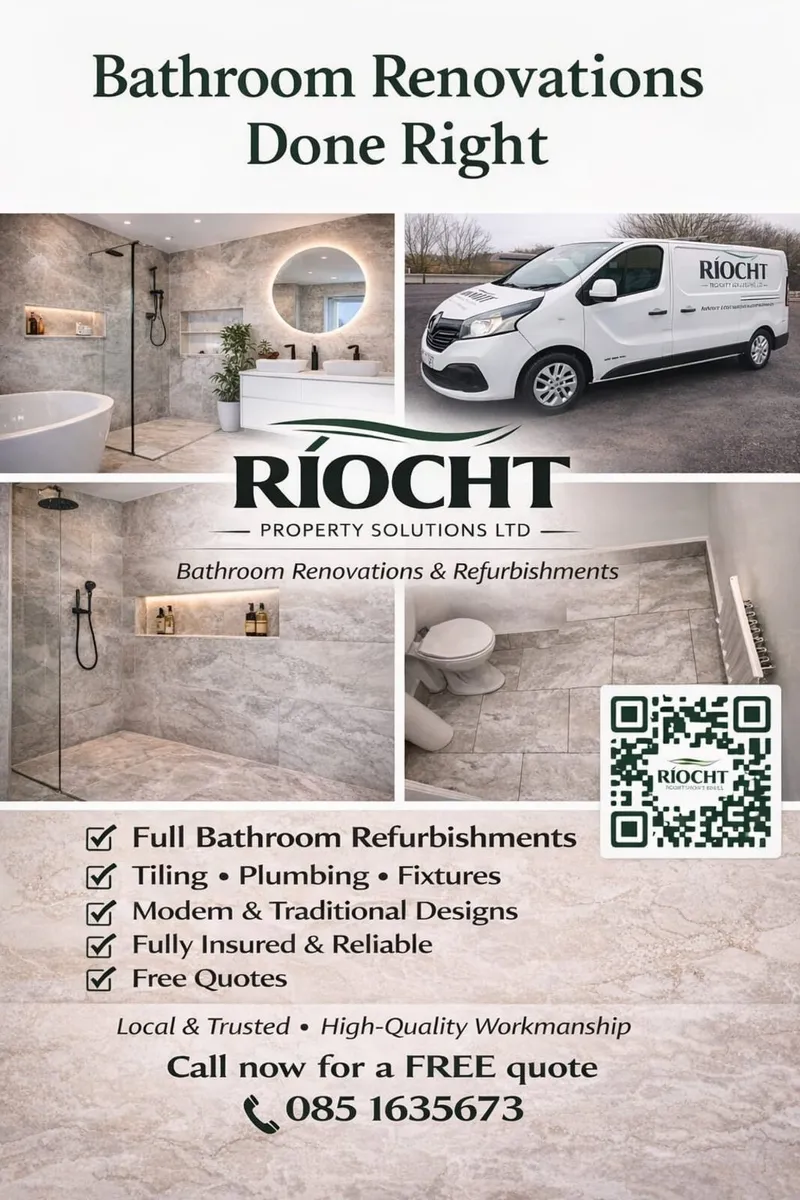 Renovations and refurbishments tiler plumber - Image 1