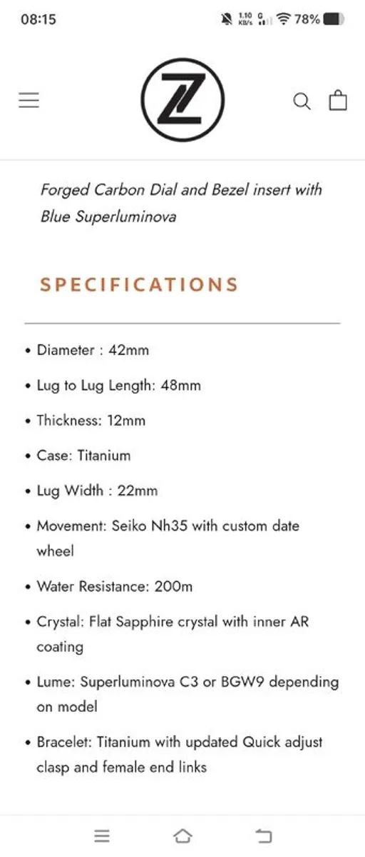 zelos Swordfish 42 Titanium - Image 2