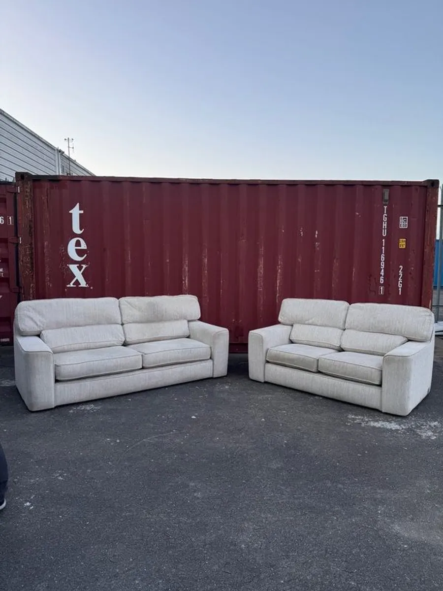 3 seater + 2 seater sofa free delivery - Image 1