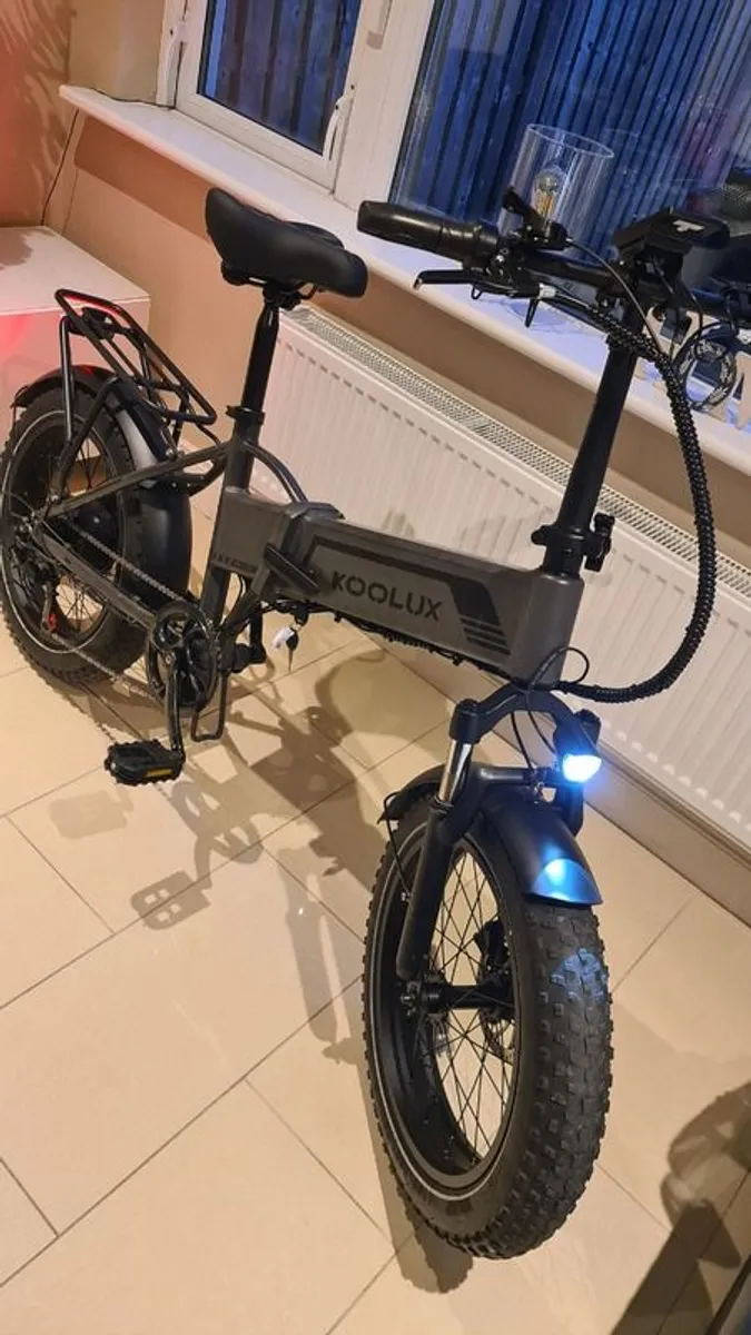 Koolux Bk10s Fatbike Mint Cond. New Batt - Electric Bike With Throttle - Image 1