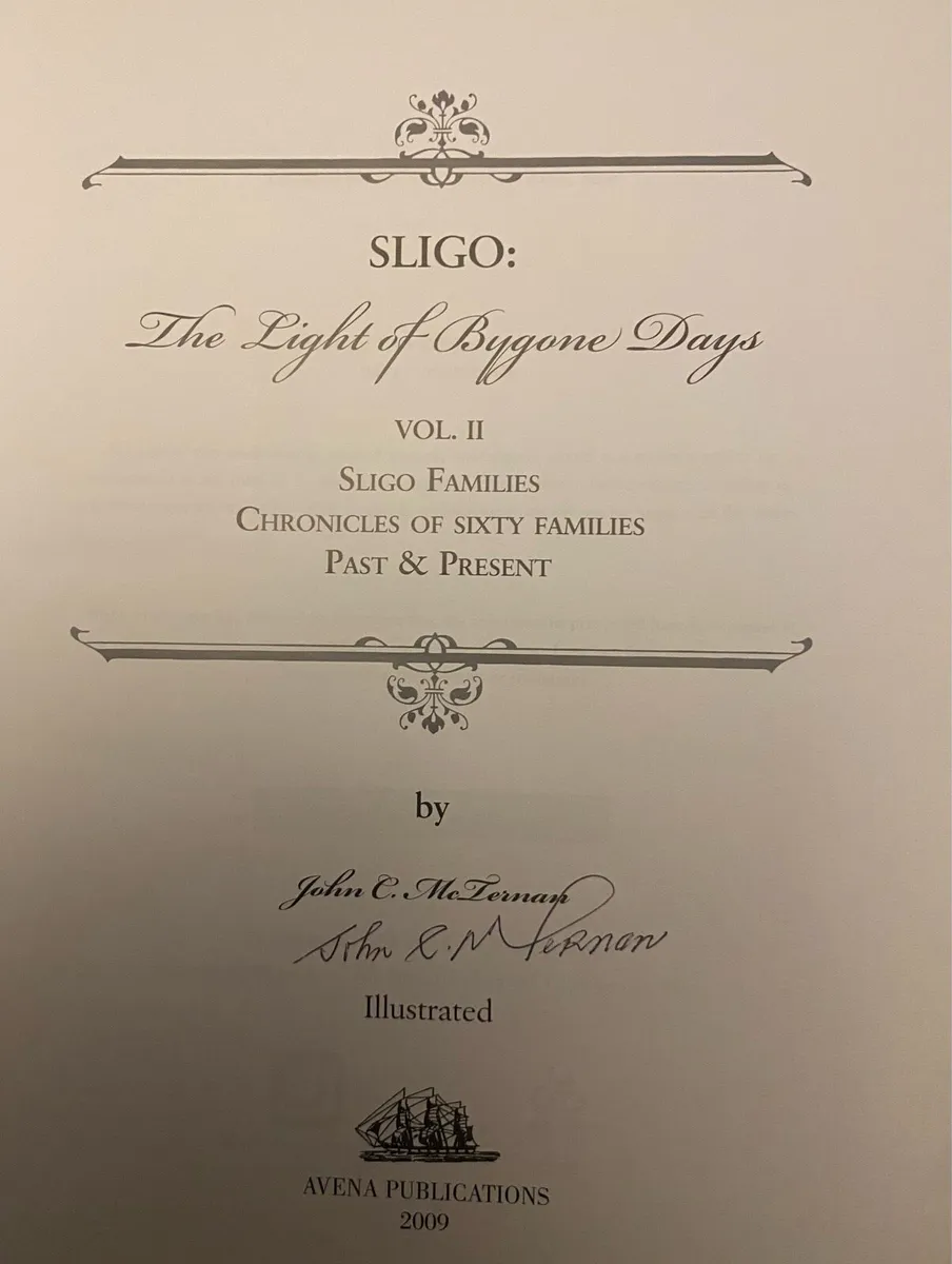 Sligo- The Light of Bygone Years vol 1 & 11. - Image 3