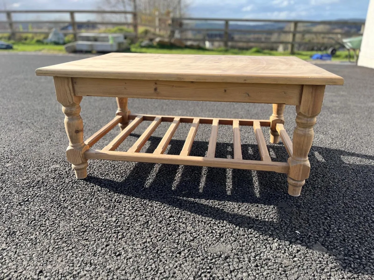 REDUCED Solid wood coffee table - Image 1