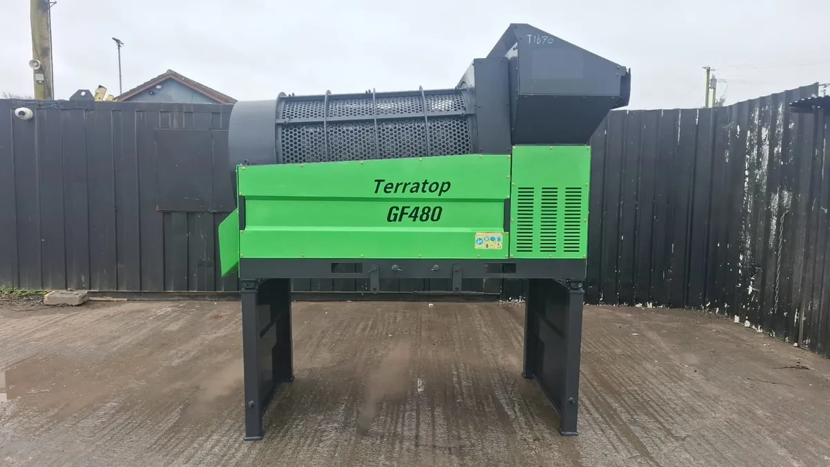 Terratop GF480 Rotary Drum Screener – Static Soil - Image 2