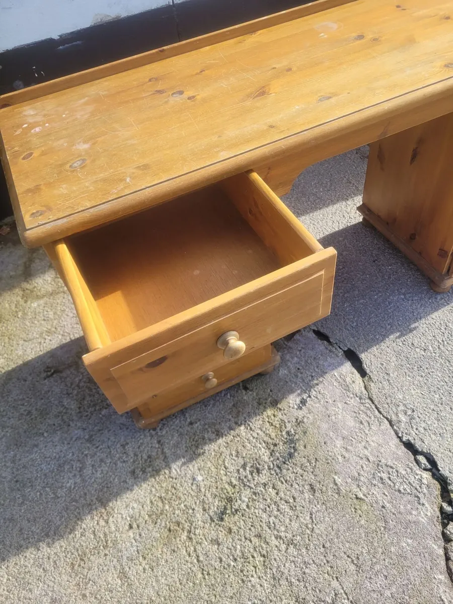 Solid Pine Desk - Image 3