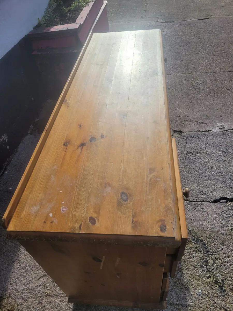 Solid Pine Desk - Image 4