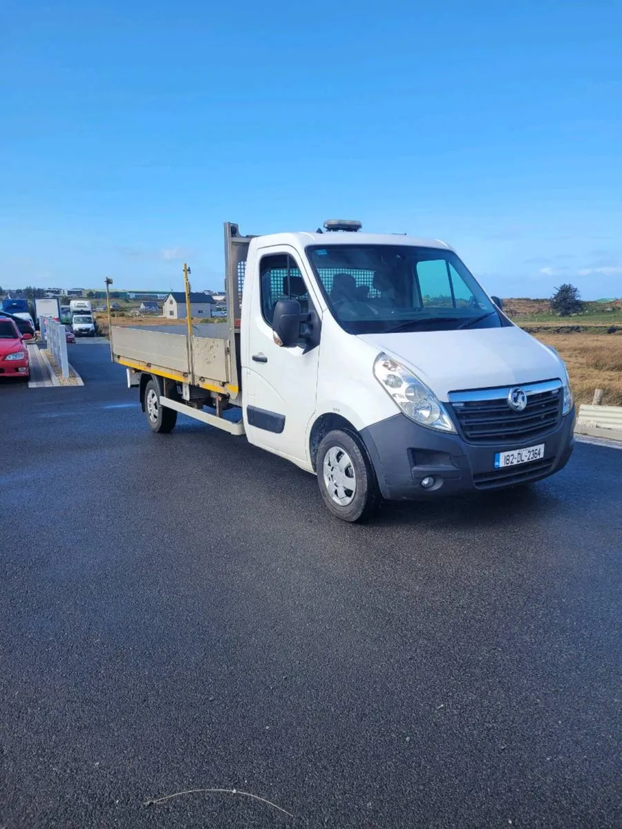2018 vauxhall movano dropside - Image 1
