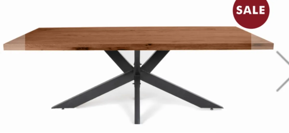 Dining table and bench - Image 1