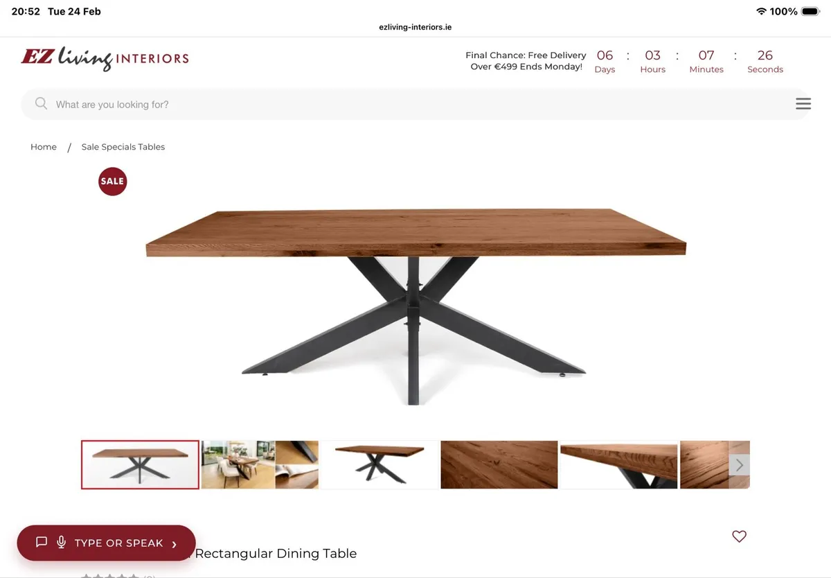 Dining table and bench - Image 3