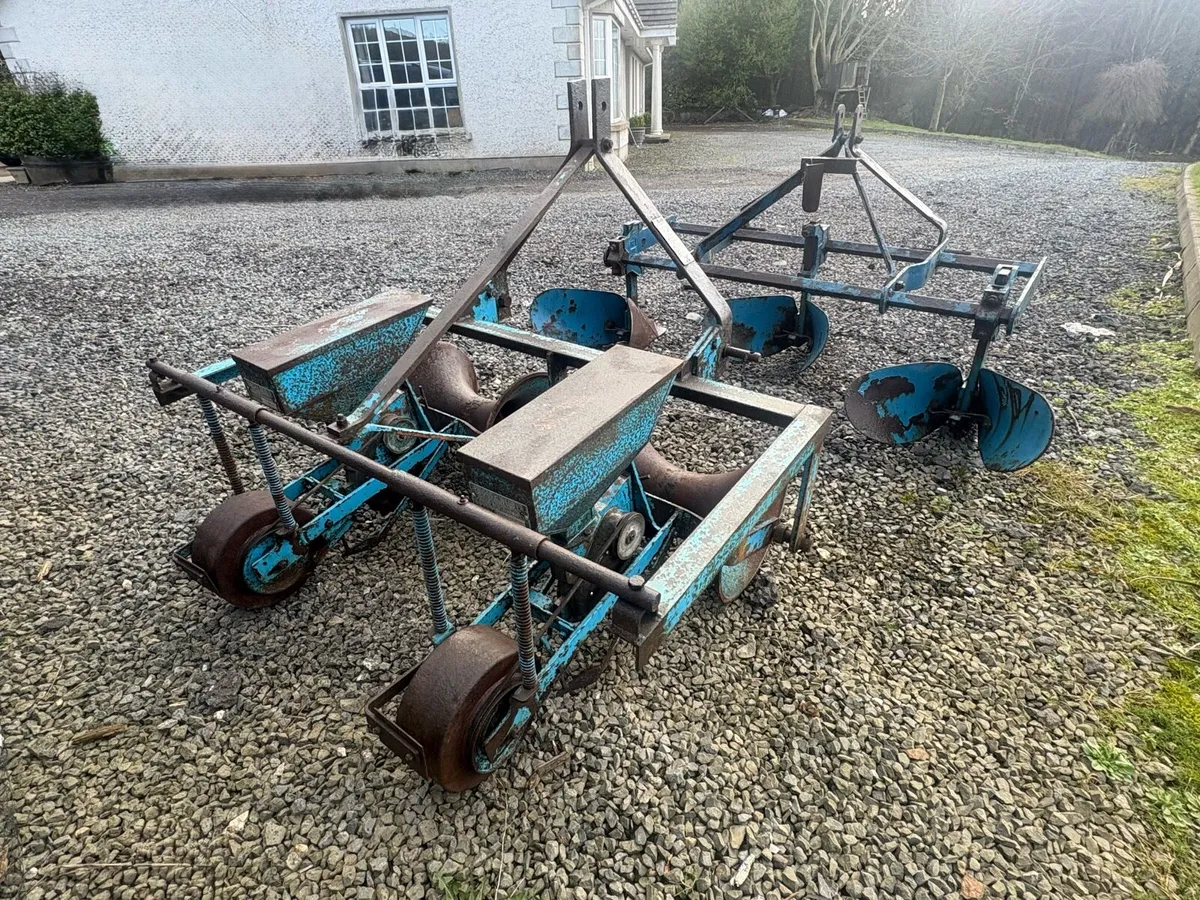 Webb Vegetable seeder & Twose Drill Plough - Image 1